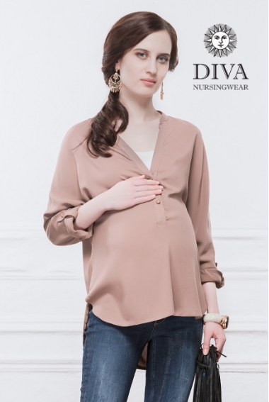 Топ для кормящих и беременных Diva Nursingwear Carla, Moka