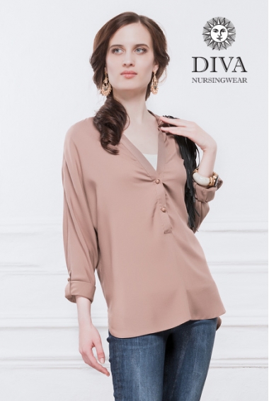 Топ для кормящих и беременных Diva Nursingwear Carla, Moka