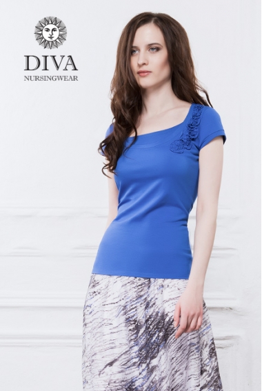 Топ для кормления Diva Nursingwear Dalia, цвет Azzurro