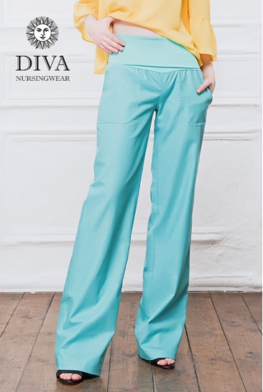 Брюки для беременных и кормящих Diva Nursingwear Deborah, Menta