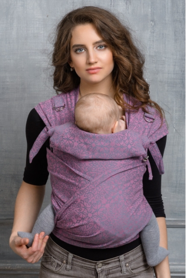 Май-слинг Diva Basico, Perla с капюшоном