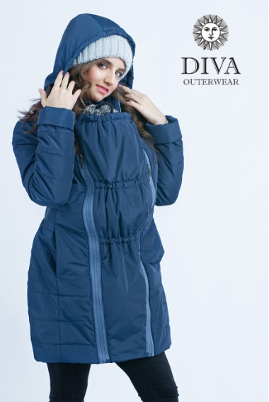 Слингокуртка зимняя 4 в 1 Diva Outerwear Azzurro