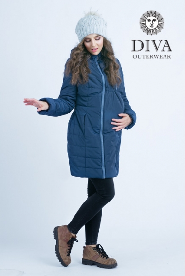 Слингокуртка зимняя 4 в 1 Diva Outerwear Azzurro