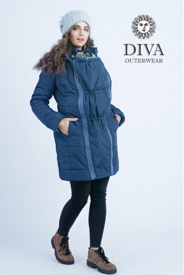 Слингокуртка зимняя 4 в 1 Diva Outerwear Azzurro