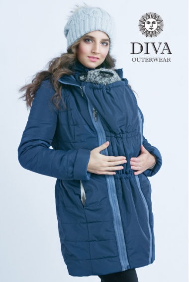 Слингокуртка зимняя 4 в 1 Diva Outerwear Azzurro