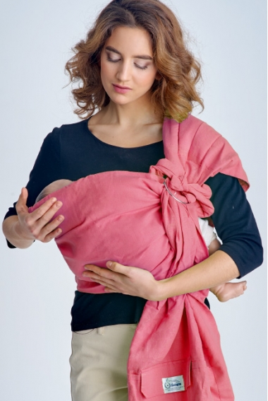 Слинг с кольцами Баюшка двуслойный, Арбузик