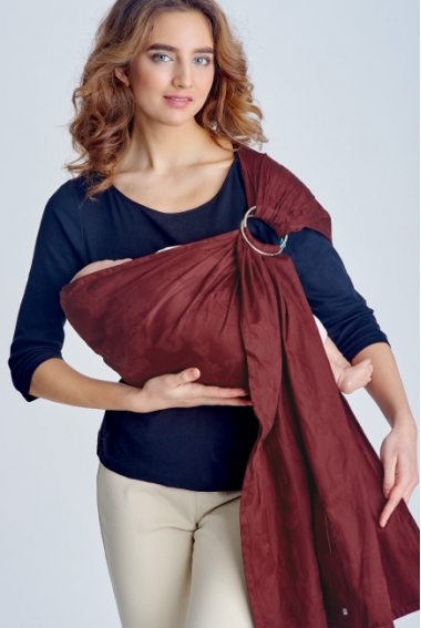 Слинг с кольцами Баюшка однослойный, Французские узоры