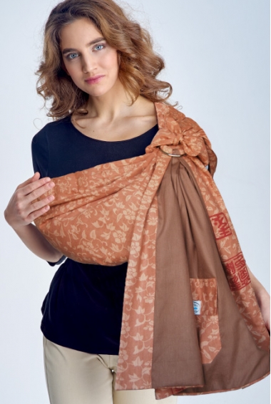 Слинг с кольцами Баюшка двуслойный, Иероглифы