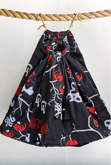 Слинг с кольцами Баюшка двуслойный, Японские мотивы