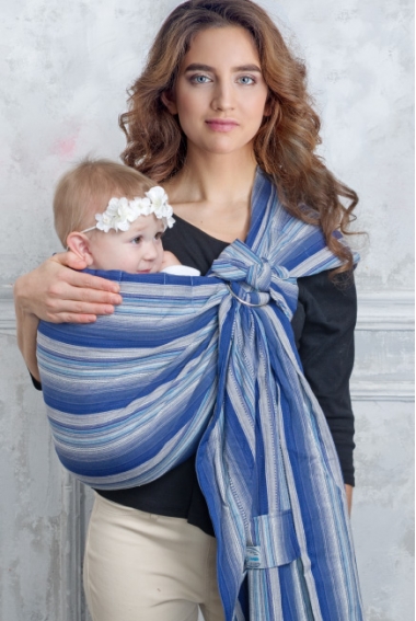 Слинг с кольцами Баюшка однослойный, Колосок