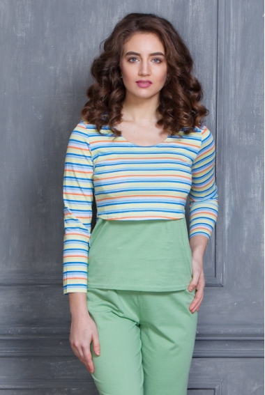 Домашний комплект для кормления Баюшка, синяя полоска