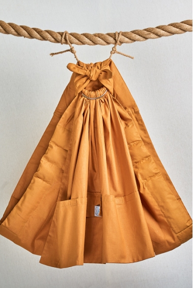 Слинг с кольцами Баюшка двуслойный, Охра