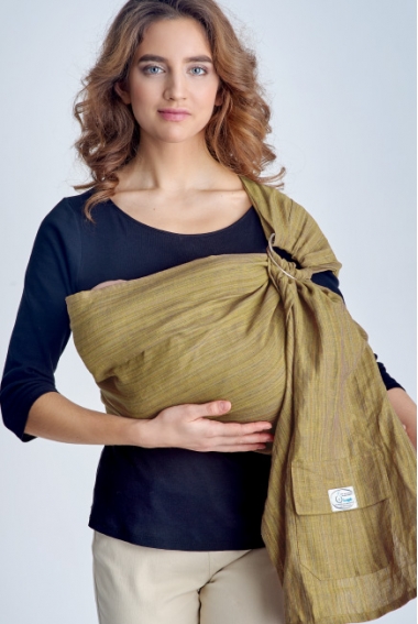 Слинг с кольцами Баюшка двуслойный, Осень