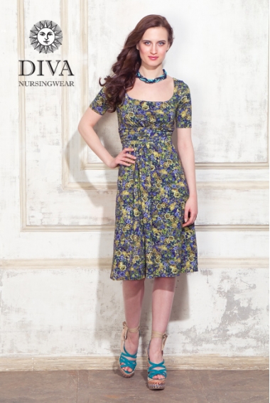 Платье для кормящих и беременных Diva Nursingwear Stella, Giardino