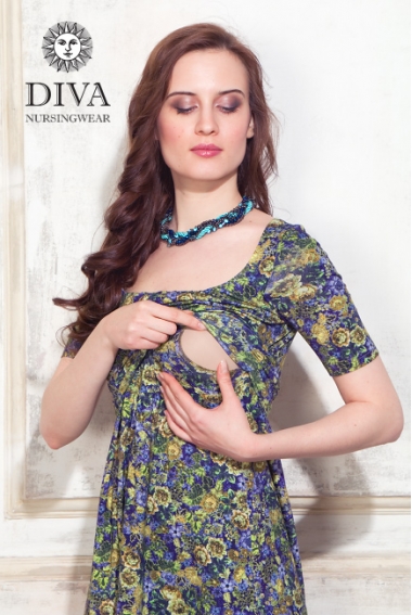 Платье для кормящих и беременных Diva Nursingwear Stella, Giardino