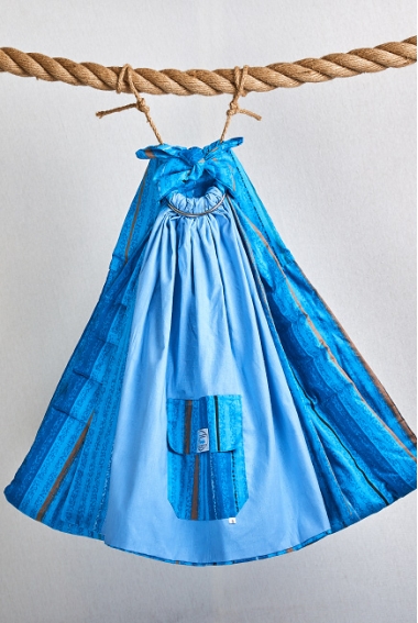 Слинг с кольцами Баюшка двуслойный, Волны