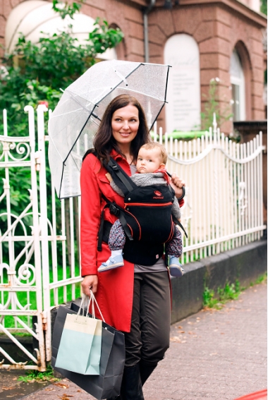 Эрго-рюкзак Manduca, Blackline красный