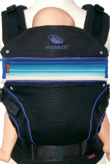 Вставка в удлинение спинки эрго-рюкзака Manduca, синий