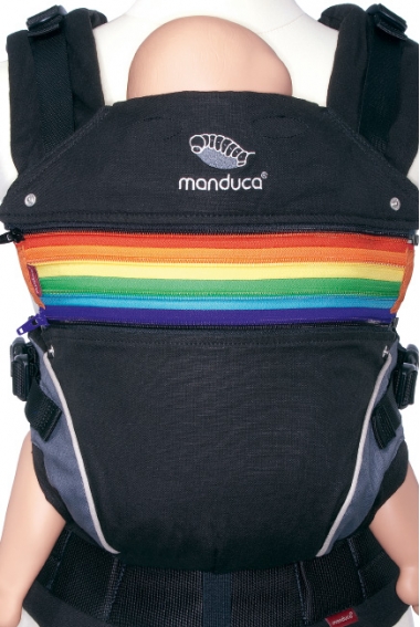 Вставка в удлинение спинки эрго-рюкзака Manduca, радужный