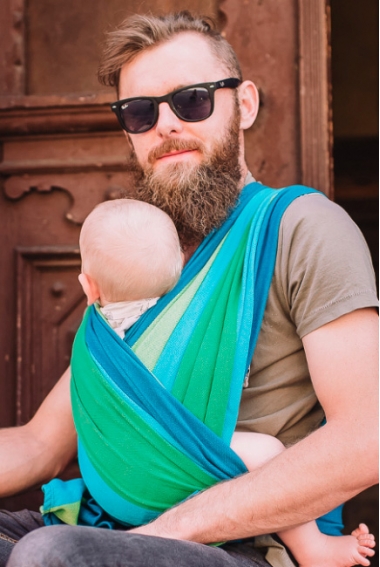 Слинг-шарф Дидимос "Ирис" (Iris)