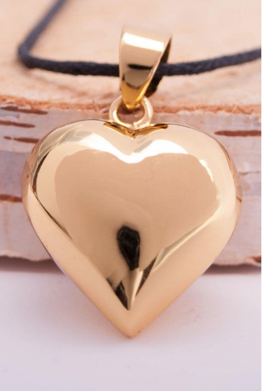 Кулон для беременных - бола, золотое сердце
