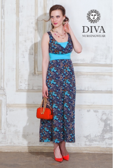 Сарафан для кормящих и беременных Diva Nursingwear Alba Maxi, Primavera