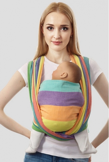 Слинг-шарф Mums Era саржевый, радуга