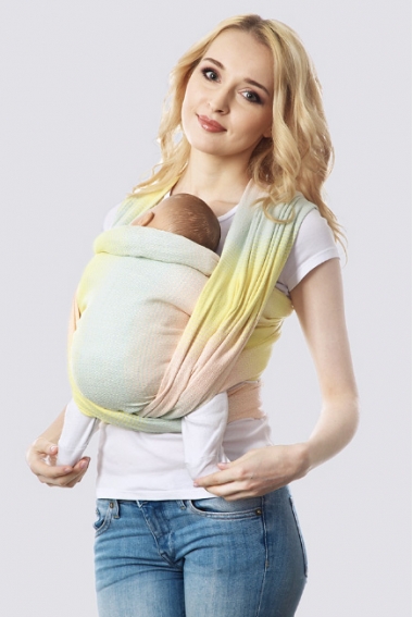 Слинг-шарф алмазного плетения, градация бэби