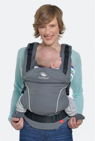 Эрго-рюкзак Manduca PureCotton, Dark Grey (серый)