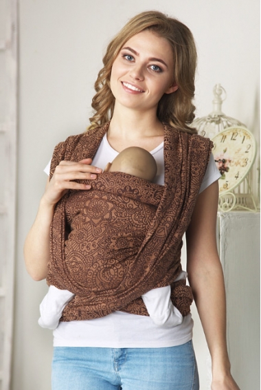 Слинг-шарф Огурцы, бронза