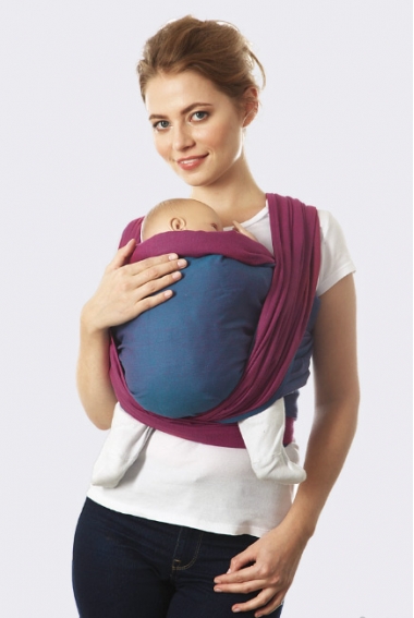 Слинг-шарф Casual, сине-сиреневый