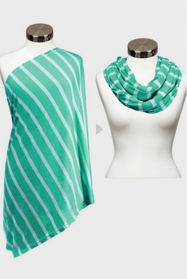 Шарф-накидка для кормления Itzy Ritzy, Seaside Stripe