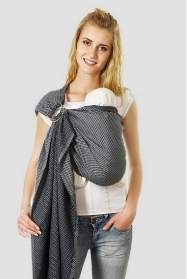 Слинг с кольцами Mums Era "Нордик", антрацит