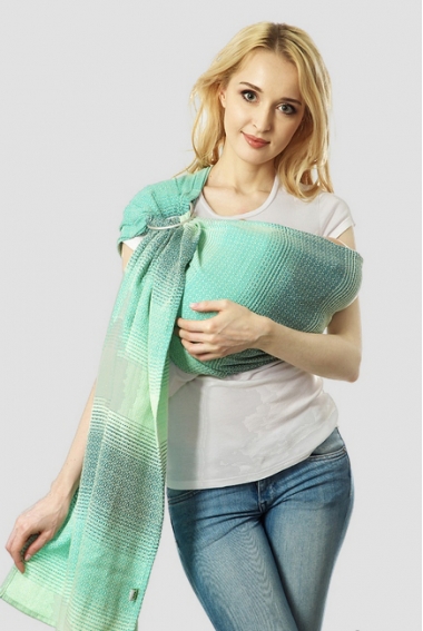 Слинг с кольцами Mums Era "Симбио", лагуна