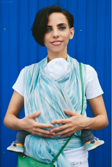 Слинг-шарф Velina, Aquamarine Waves