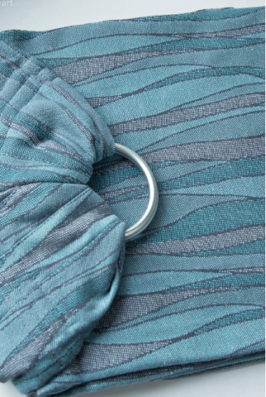 Слинг с кольцами Velina, Mint Waves