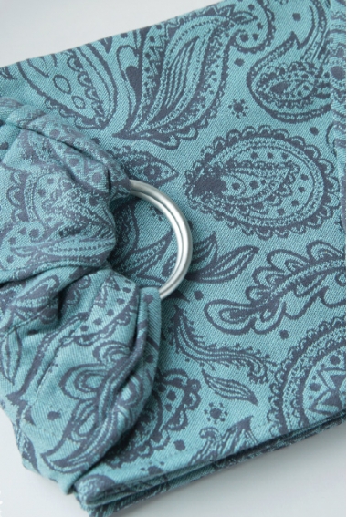 Слинг с кольцами Velina, Mint Paisley