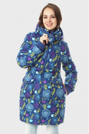 Зимняя слингокуртка Gerda 3в1, индиго