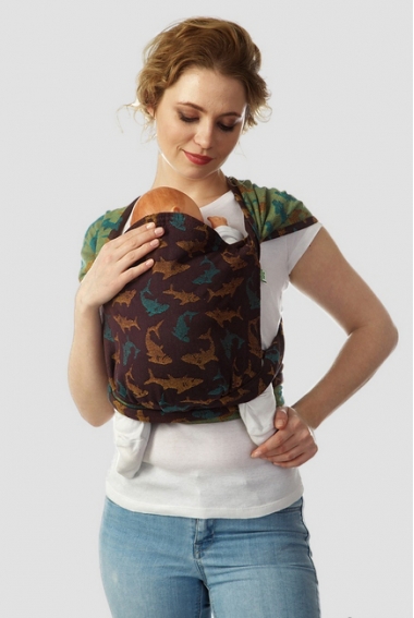 Май-слинг Mums Era "Акулы", голд/корсар