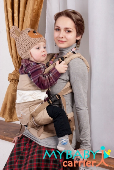 Эрго-рюкзак My Baby Style, бежевый