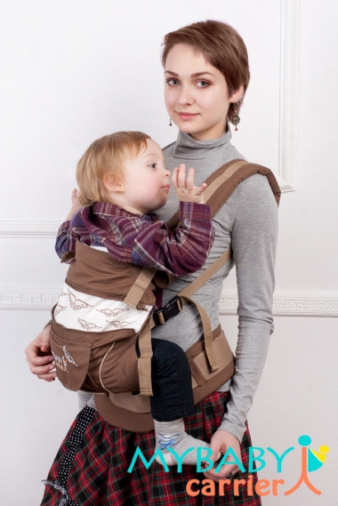 Эрго-рюкзак My Baby Style, коричневый