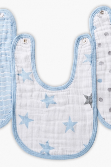 Слюнявчик Aden by Aden Anais, набор из 3 штук, Dapper