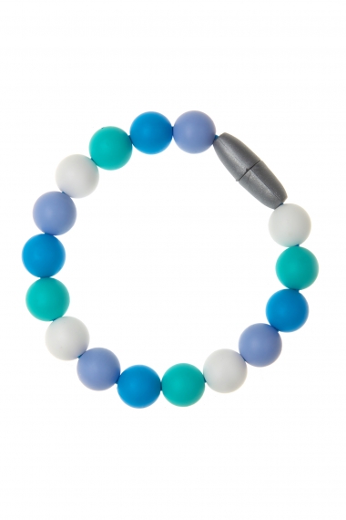 Силиконовый браслет-прорезыватель Майя, голубой