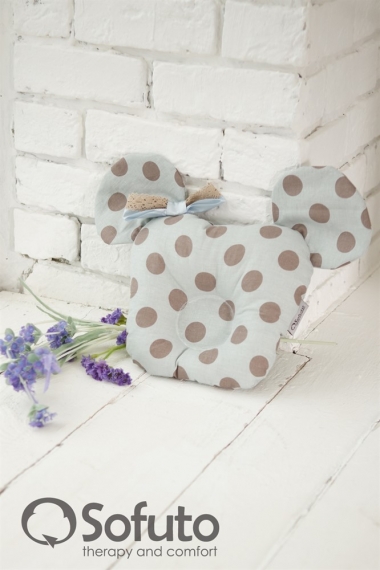 Кокон-гнездышко для новорожденных Babynest Polka Dot Grey