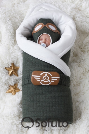 Комплект на выписку демисезонный, Aviator (6 предметов)