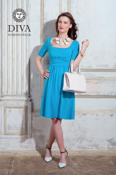 Платье для кормящих и беременных Diva Nursingwear Stella, Celeste