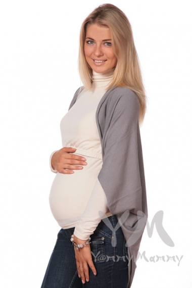Водолазка для беременных и кормящих, цвет экрю