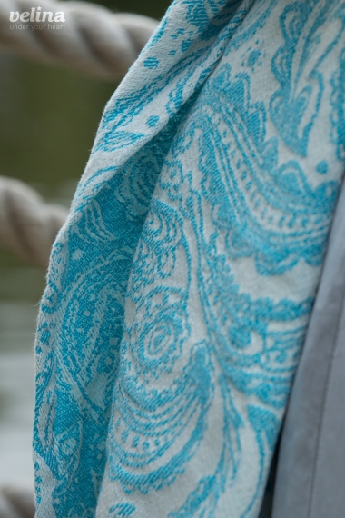 Слинг-шарф Velina, Aquamarine Paisley