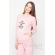 Костюм с принтом для беременных и кормящих, розовый