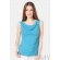 Блуза для кормящих и беременных с вырезом "качели", бирюза